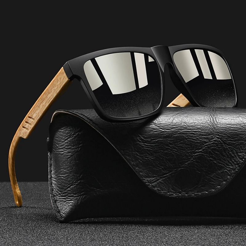 Luxury Zone - Neue Mode Vintage Quadratische Rahmen-Sonnenbrille für