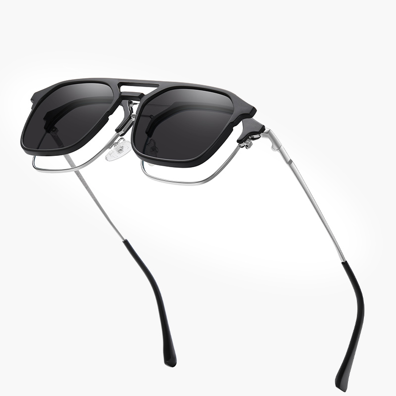 Luxury Zone - Clip Auf Polarisierte Sonnenbrille Mann Mode