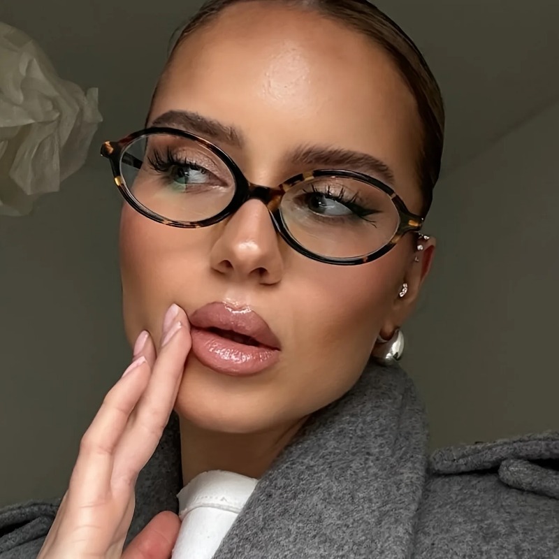 Luxury Zone - Vintage Ovale Sonnenbrille Damen Luxusmarken-Designer Kleine