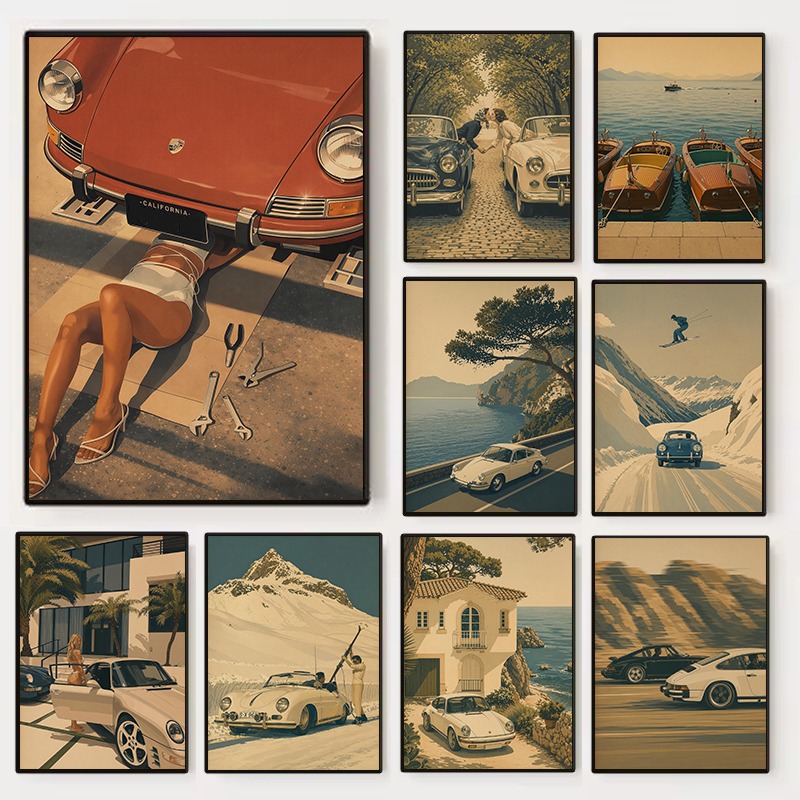 Luxury Lifestyle Cars - Retro Mode Luxus Lifestyle Yacht Sportwagen