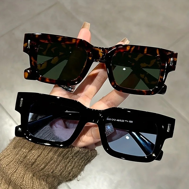 Luxury Zone - Luxuriöse Rechteckige Sonnenbrille für Damen und