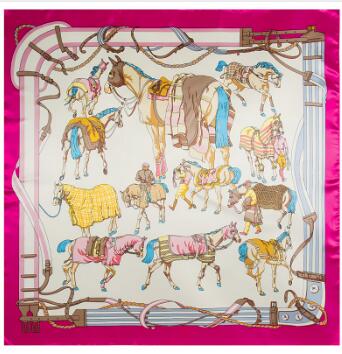 Luxury Zone - 90 cm Krieg Pferd Gürtel Quadrat