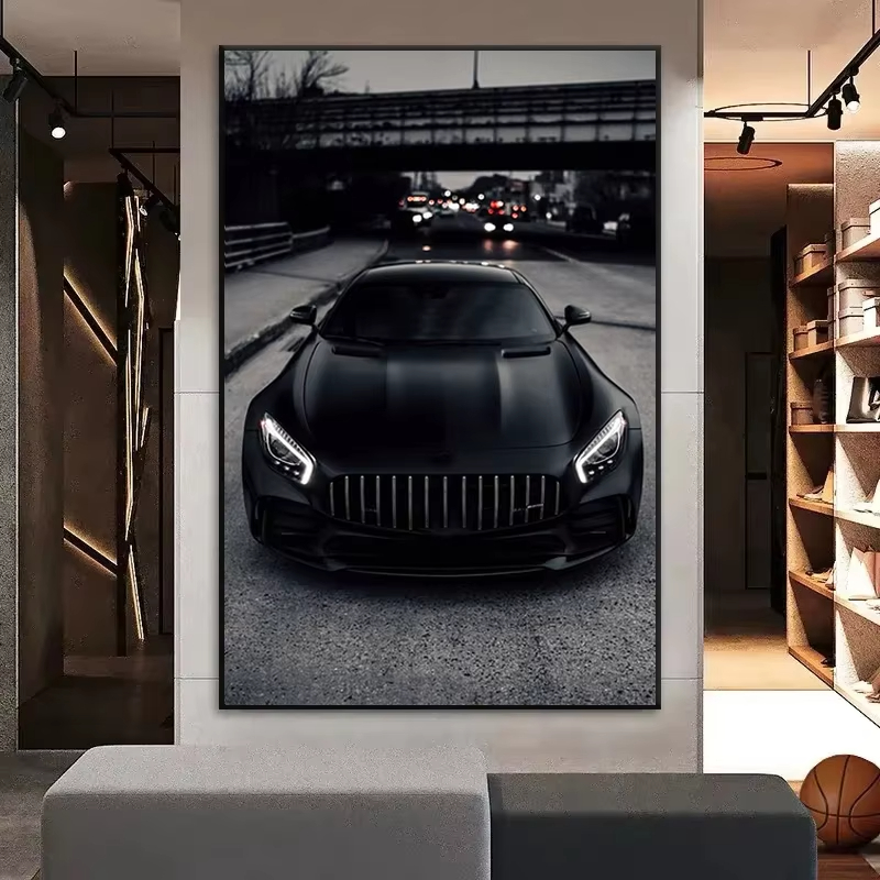 Großes schwarzes Sportwagen-Po – Luxury Lifestyle Cars Bewertung und Preis