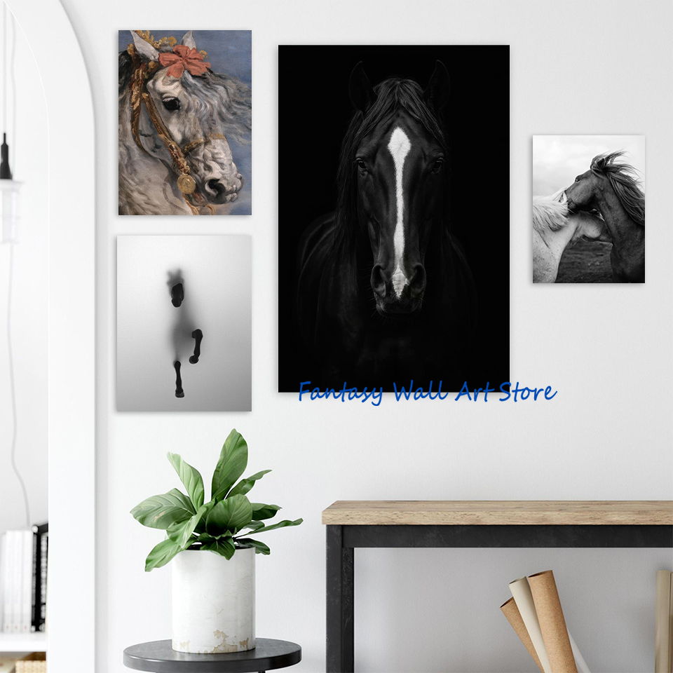 Schwarze Pferdefotos Vintage L – Luxury Lifestyle Photos Bewertung und Preis